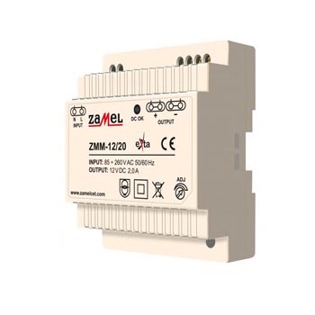 ИМПУЛЬСНЫЙ БЛОК ПИТАНИЯ, 85-260V AC and 120-370V DC / 12V DC 2,0A, IP20