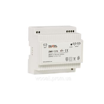 Блок питания импульсный, 85-260V AC and 120-370V DC / 12V DC 7,5A, IP20