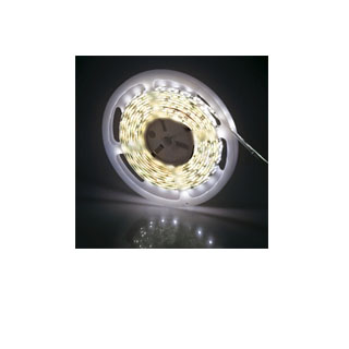 Светодиодная лента тепло белая Strip LED SMD 2835, waterproof, 12VDC, power 14.4W/m, warm white, white PCB, 60diod/m