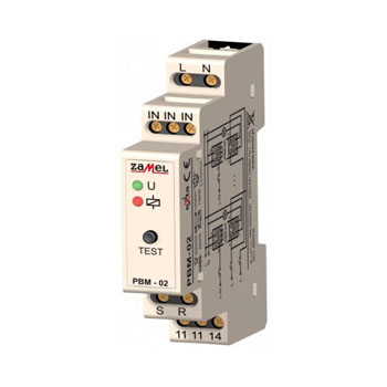 ИМПУЛЬСНОЕ РЕЛЕ, inputs SET and RESET, 24V AC/DC, IP20