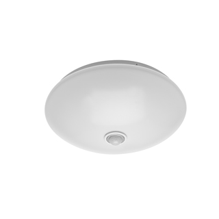 LD-ATO18W-40 LED plafond ATOMIKA with motion sensor, 18W, 1200lm, 4000K, AC220-240V, 50/60Hz, shinig angle 360*, IP20, white body (? 32,7cm)