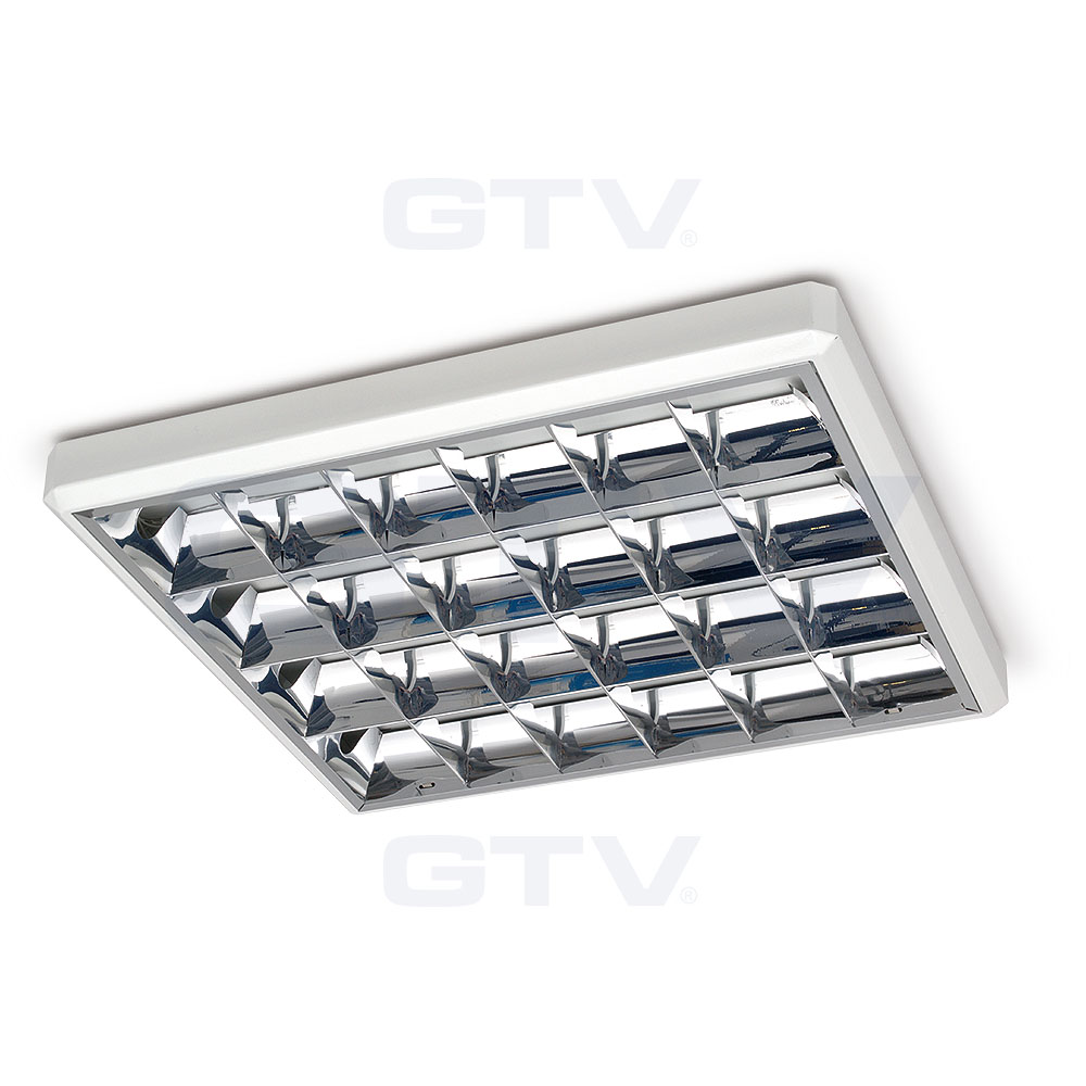 OS-RC418N-01 Louver fixture RASTRO-EC, 4x18W, T8, EVG, IP20, (ceiling)