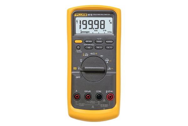 Fluke 87-V/EUR  Дигитальный мультиметр, серия 80 В, ИСКЗ, 6000 отсчетов, автоматический/ручной выбор диапазона