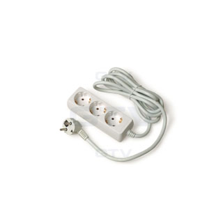 Удлинитель SCHUCKO Extension cord, 3 sockets, 5 m, 3x1,5 mm?, SCHUKO SOCKETS