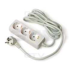 AE-PS5G5M-00 Extension cord, 5 sockets, 5 m, 3x1,5 mm?, SCHUKO SOCKETS