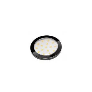 Светильник LED, круглый LUMINO LED fixture LUMINO (ceiling) BLACK 12V DC, 1,5W, 16 SMD3528, IP20, 70-85lm, 3000K, 2m c (черный)