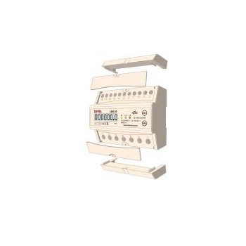 СЧЕТЧИК ЭЛЕКТРОЭНЕРГИИ, three phases LCD display, impulse outputs, interface RS485/MODBUS 400V AC, I