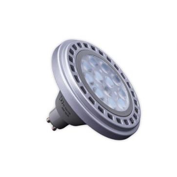 LED лампа серая ES111, 12W, 12 x POWER LED, GREY, 3000K, GU10, shining angle 45*, 230V, 950 l