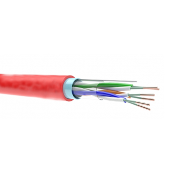 HTKSHekw/JE-H/ST/H FE 4x2x0,8 180/E90 красный кабель