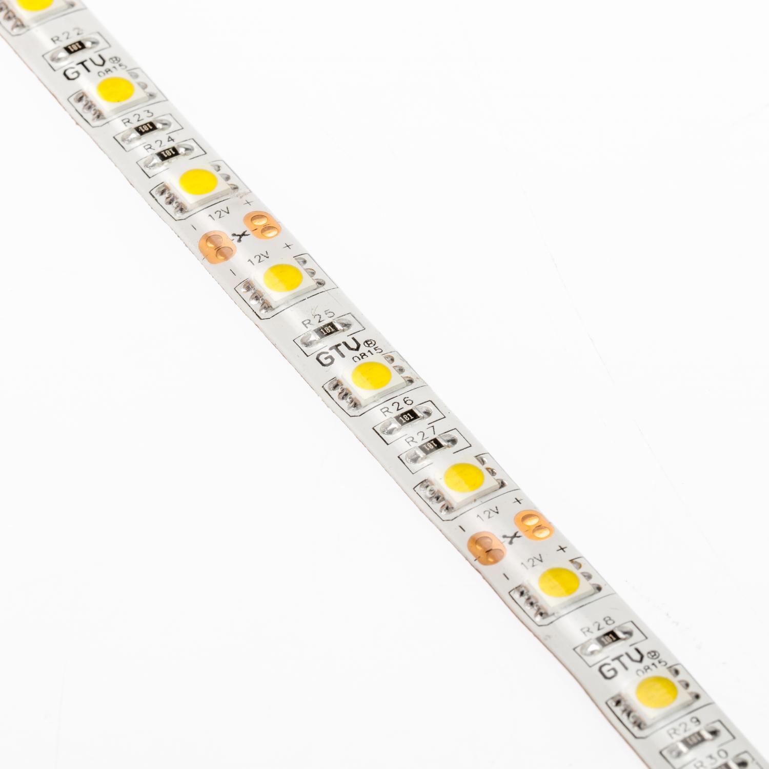 Светодиодная лента Flash 5050 300led 72W 10mm 5m 12V холодная белая