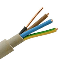 NKT - NYM 4x2.5 инсталляционный кабель, белый