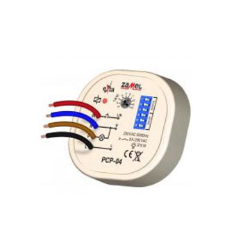 РЕЛЕ ВРЕМЕНИ, 8 operating modes, 230V AC, flush junction box mounting, IP20