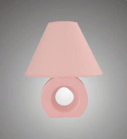 Настольная лампа Tico20 40W E14 розовая