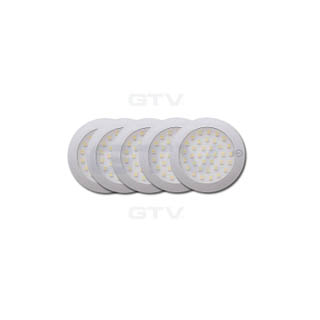 Комплект светильников Set of 5 lamps LED Castello, 1-st is with switch, power unit 30W, 12V DC, 180lm, 3000K,