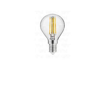 СВЕТОДИОДНАЯ ЛАМПА LED BULB, FILAMENT, G45, 3000K, E14, 4W, AC220-240V/ 50-60Hz, RA&gt;80, 360*, 400lm, 35mA