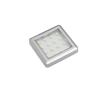 Светильник LED, квадратный ESTELLA LED fixture ESTELLA square, 12V DC, 1,2W, 16 SMD3528, IP20, 100lm, 4000K