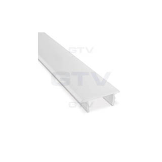 PW-PC61209-00 Profile (recessed, polycarbonate, transparent), 2m, sale unit 2m, 1 tube = 25 pcs