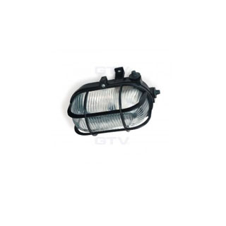 Канальный светильник Lamp with protective plastic grid SANGUESA, 40W, E27, IP44, black body